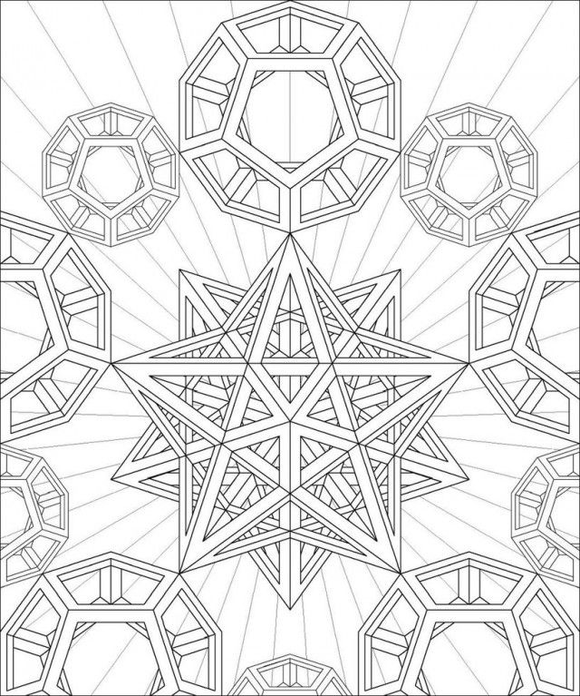 Printable sacred geometry coloring sheets