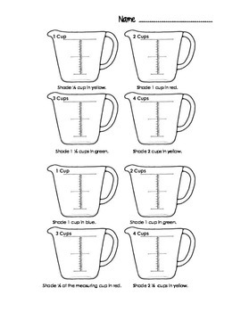 Liquid measuring worksheets by schultz tpt