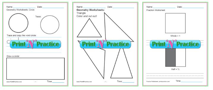 Printable first grade math worksheets â numbers adding shapes
