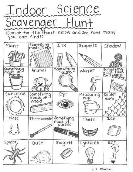 Indoor scavenger hunt