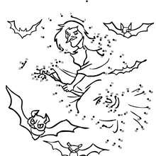 Halloween dot to dot