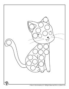 Halloween dot coloring pages woo jr kids activities childrens publishing