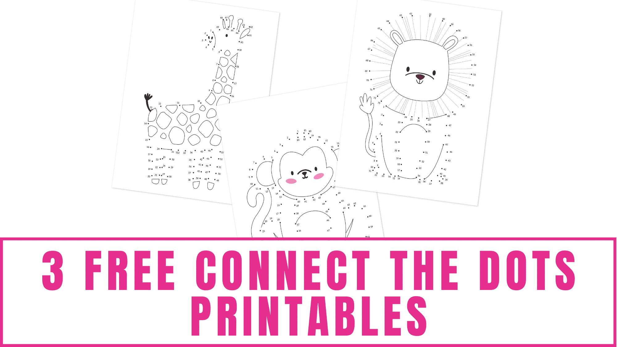 Free connect the dots printables