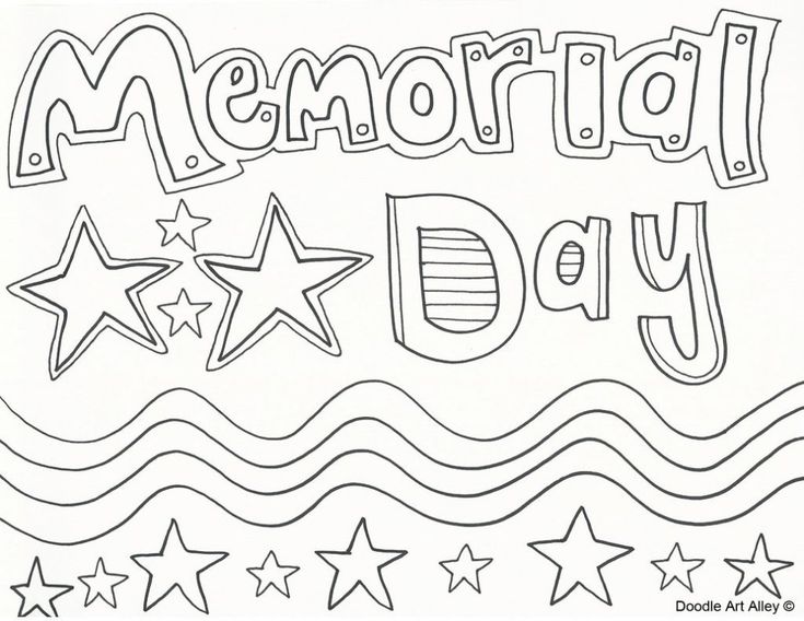 Printable coloring pages memorial day coloring pages memorial day thank you memorial day