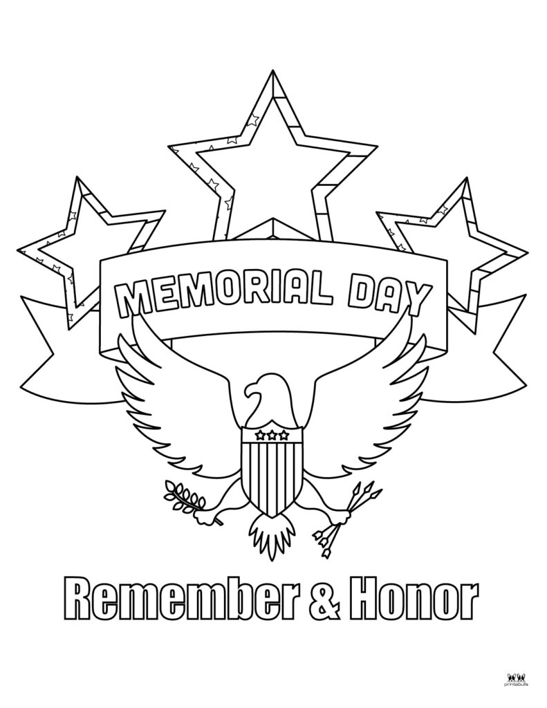 Memorial day coloring pages