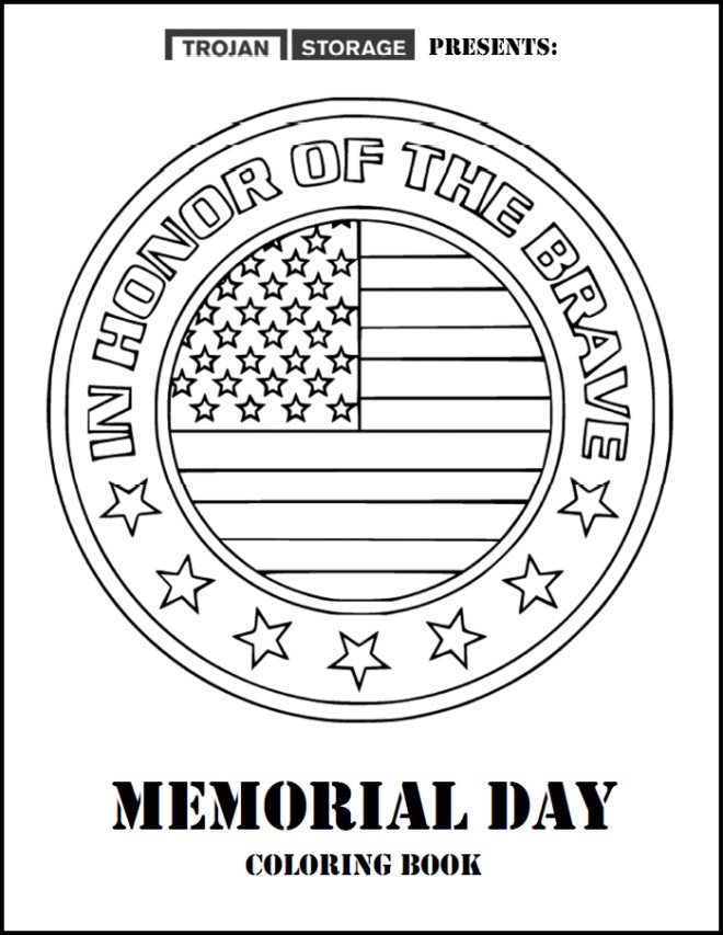 Free memorial day coloring book â life less cluttered
