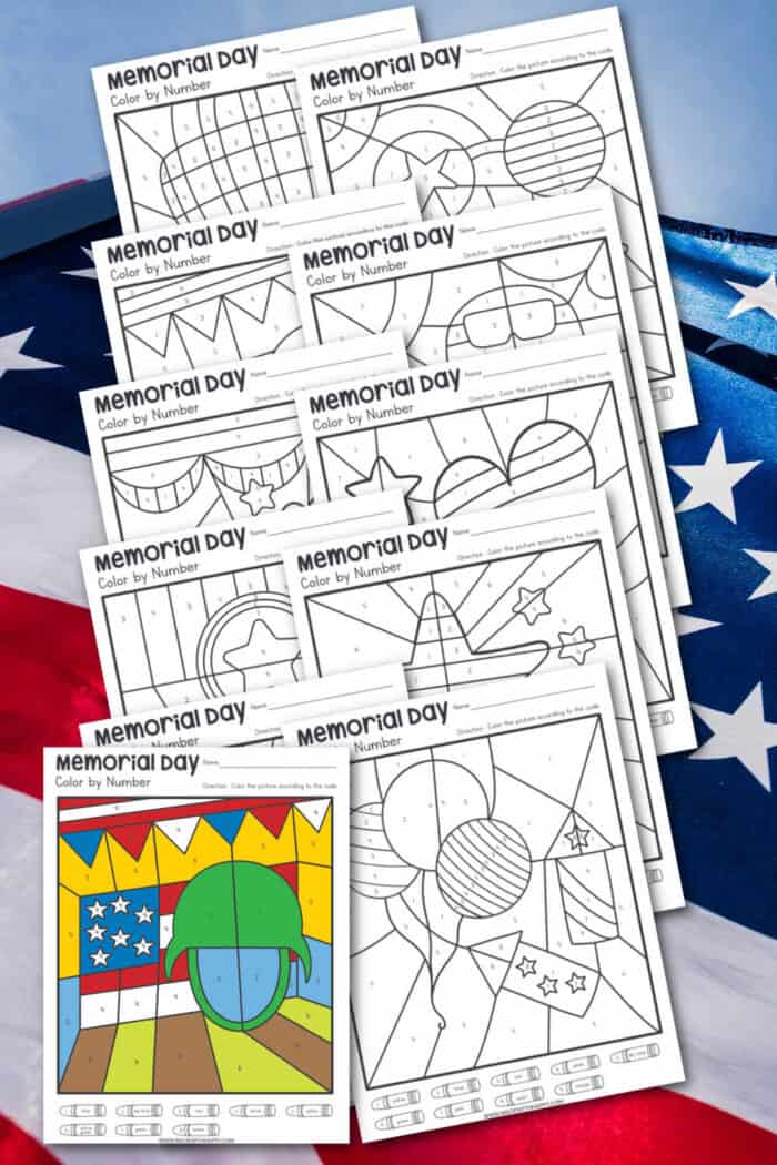 Memorial day coloring pages