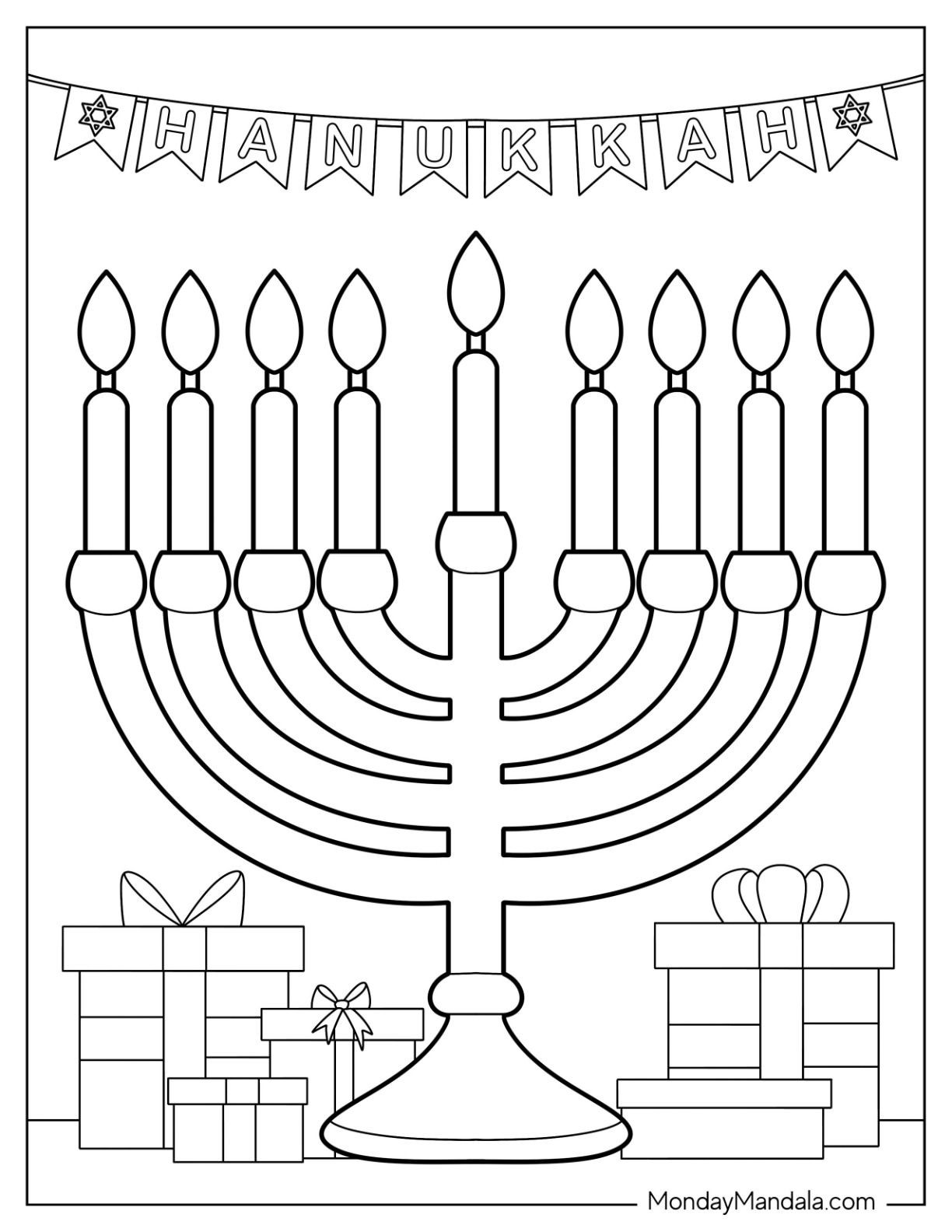 Hanukkah coloring pages free pdf printables coloring pages hanukkah jewish festival of lights