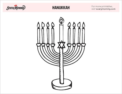 Festive hanukkah coloring pages perfect for holiday arts crafts