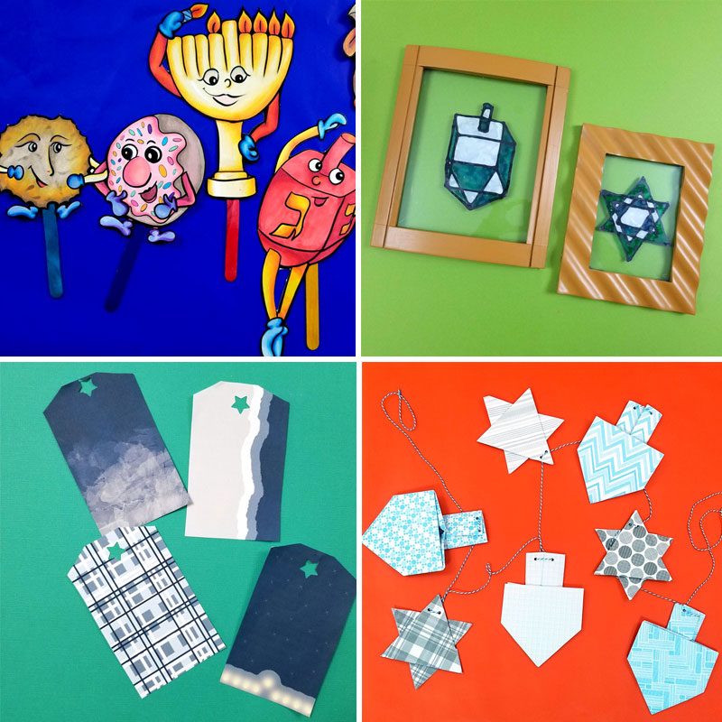 Hanukkah crafts for all ages coloring pages recipes and printables