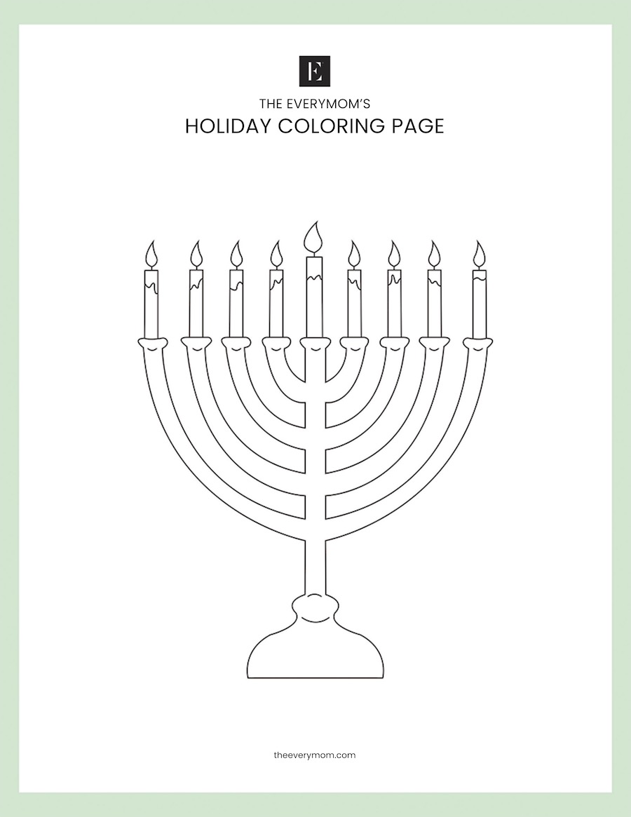 Festive fun free printable holiday coloring pages for kids