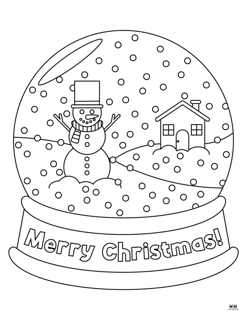 Merry christmas coloring pages