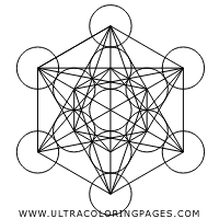 Tesseract coloring pages