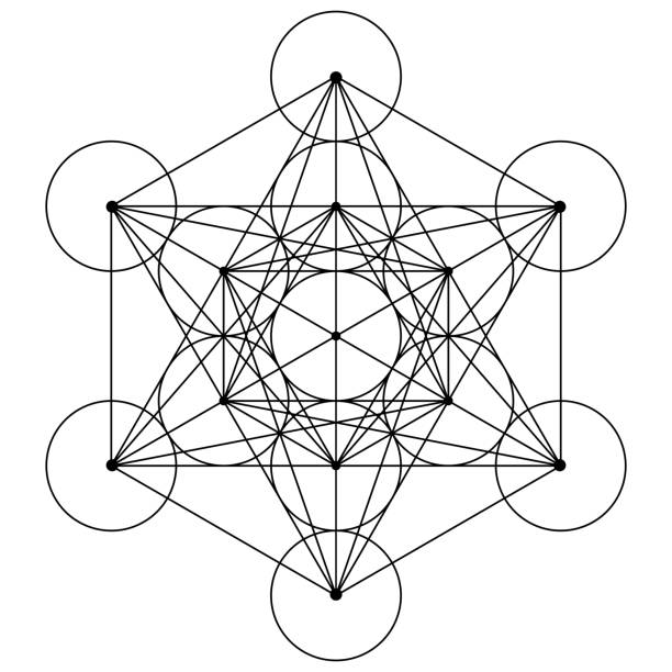 Metatrons cube stock photos pictures royalty