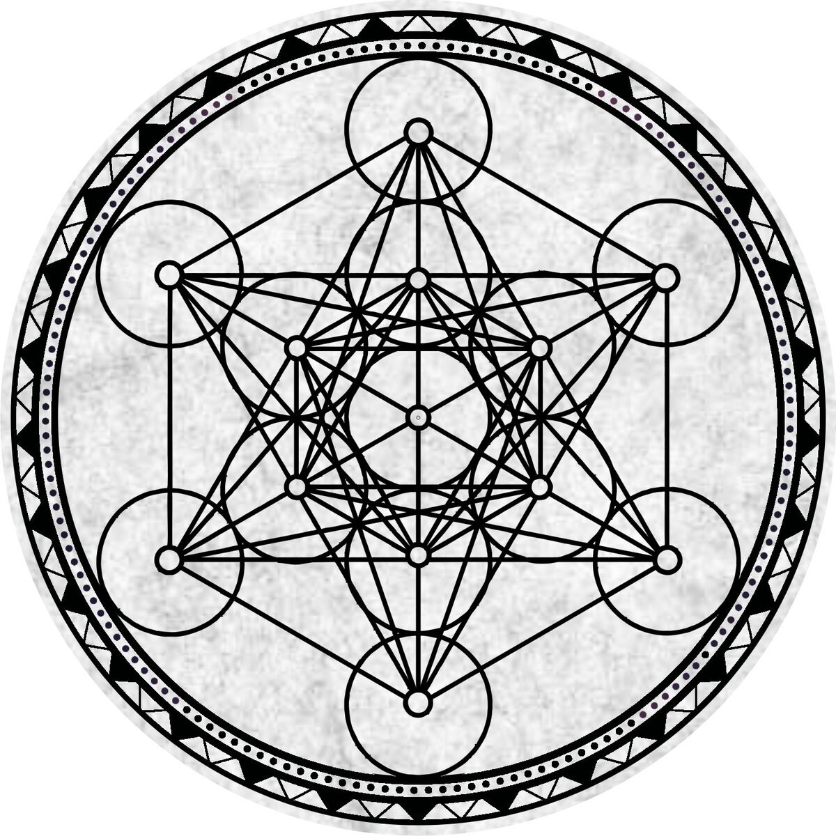 Metatrons cube sacred geometry metaphysil reike healing crystal grid
