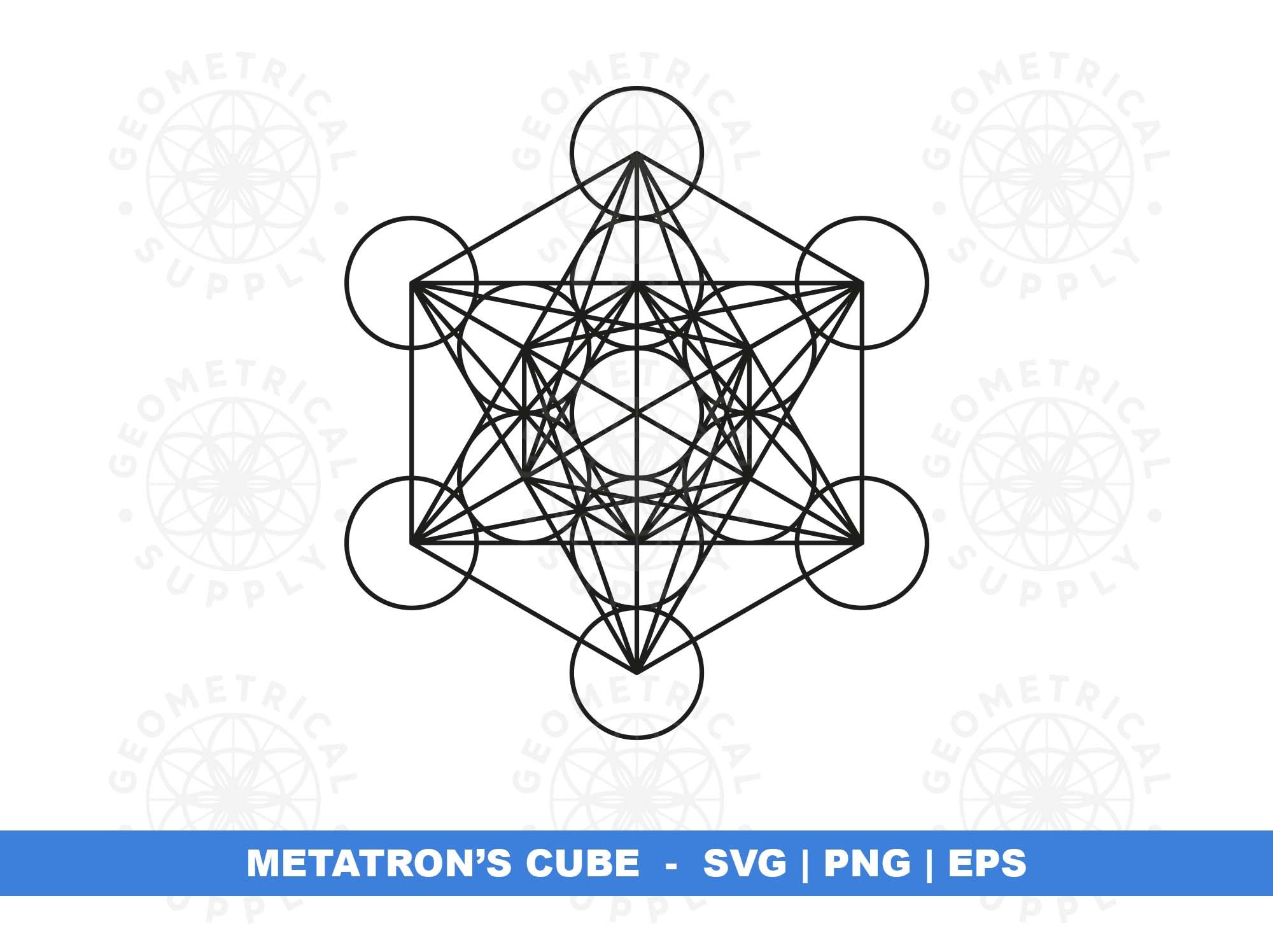 Metatrons cube svg file sacred geometry svg cut file metatron cube svg vector files eps tetrahedron vector png download now