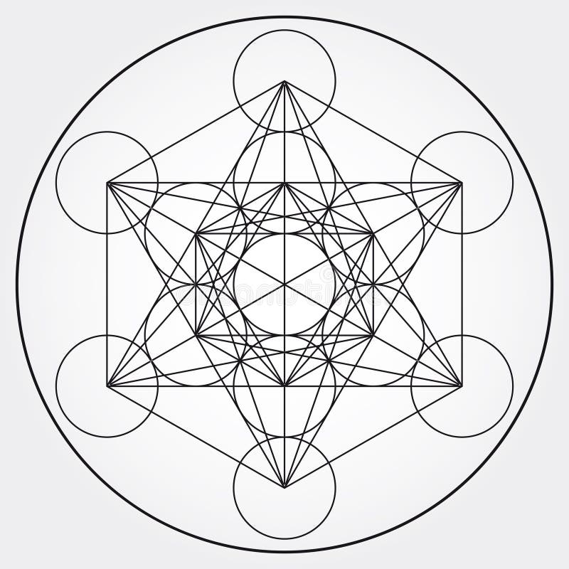 Cube mandala metatron stock illustrations â cube mandala metatron stock illustrations vectors clipart