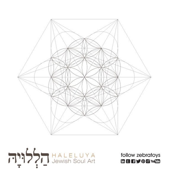 Metatrons cube seed of life