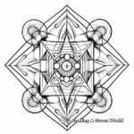 Sacred geometry coloring pages