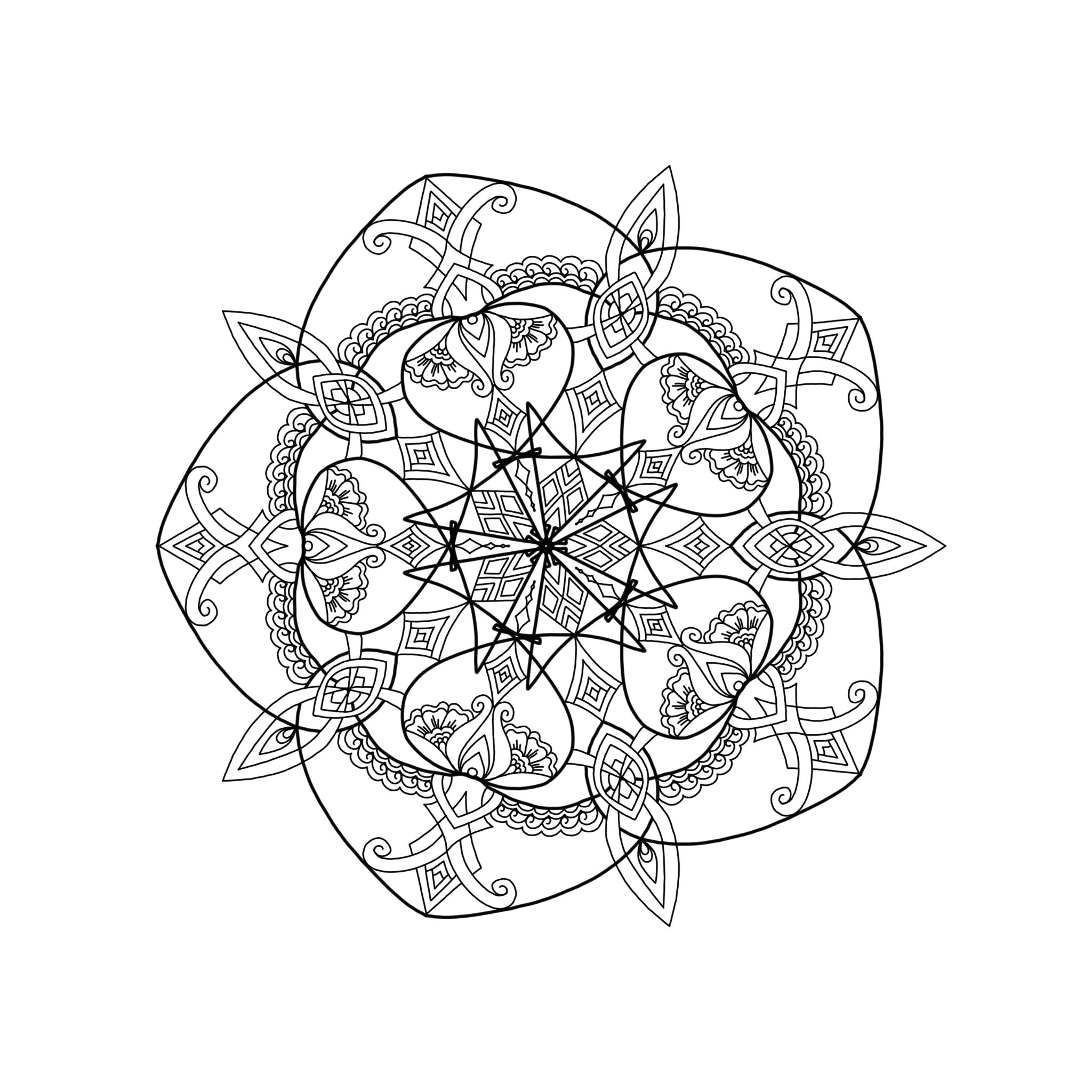 Mehndi mamas healing mandalas coloring book for pain relief