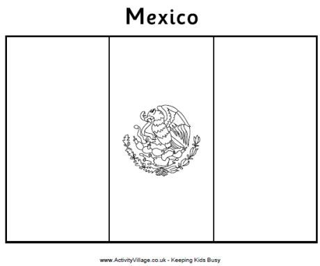 Mexi flag louring page flag loring pages mexican flags mexi flag
