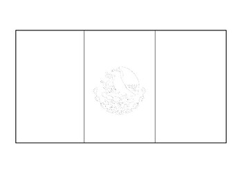 Mexico flag printable mexico flag coloring sheet tpt