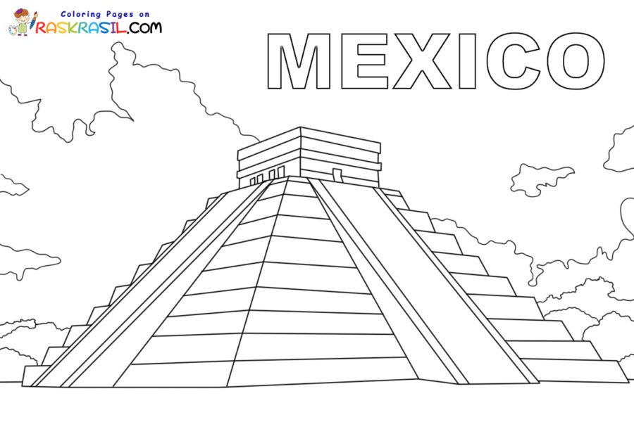 Mexico coloring pages printable for free download