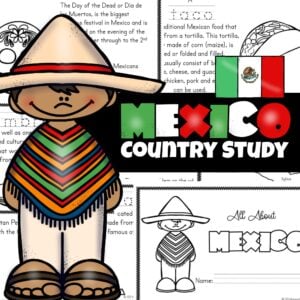 Free printable mexico for kids worksheets