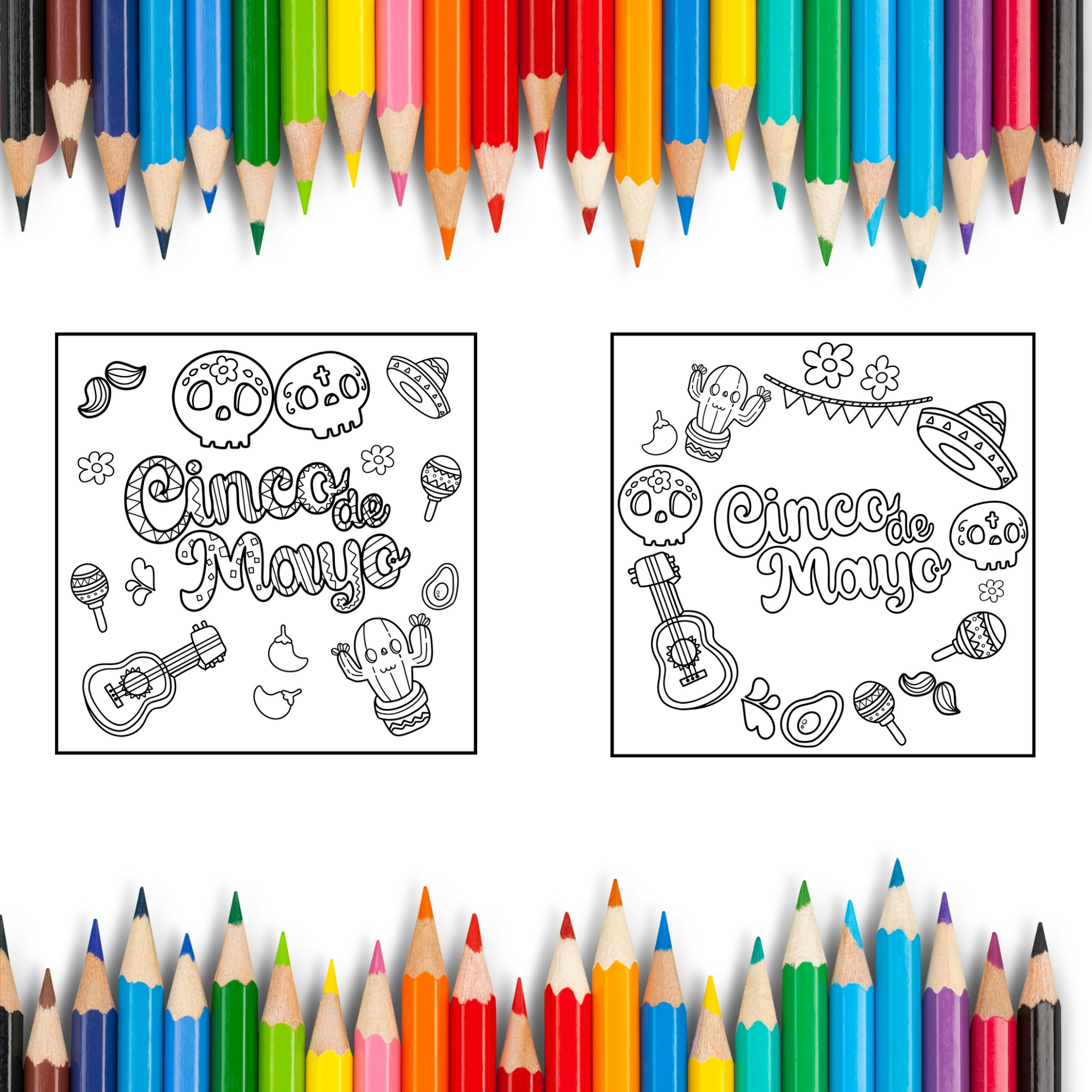 Cinco de mayo coloring pages