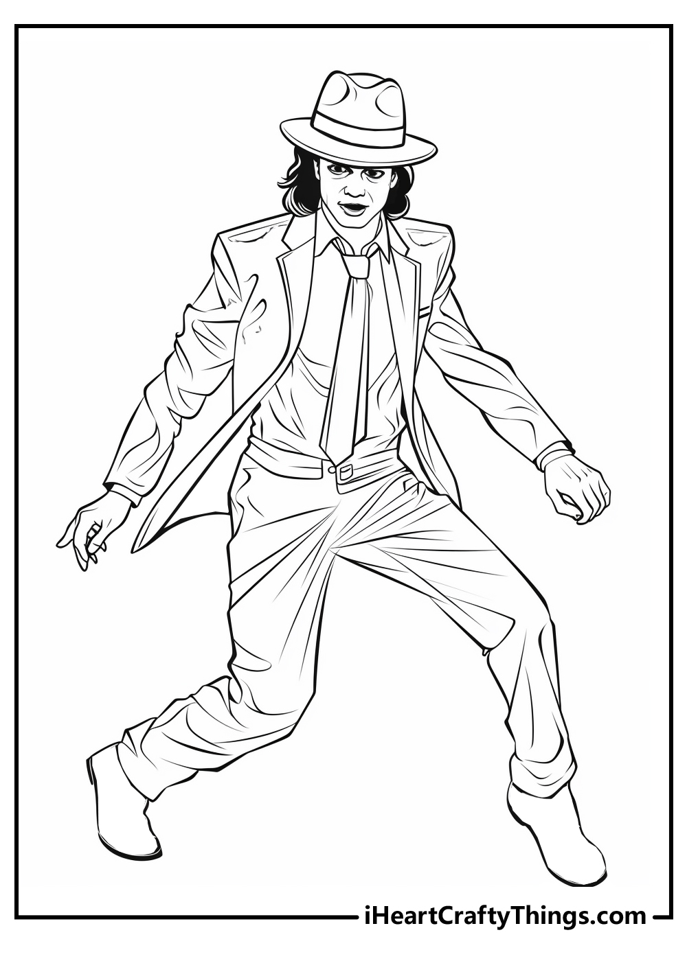 Michael jackson coloring pages free printables
