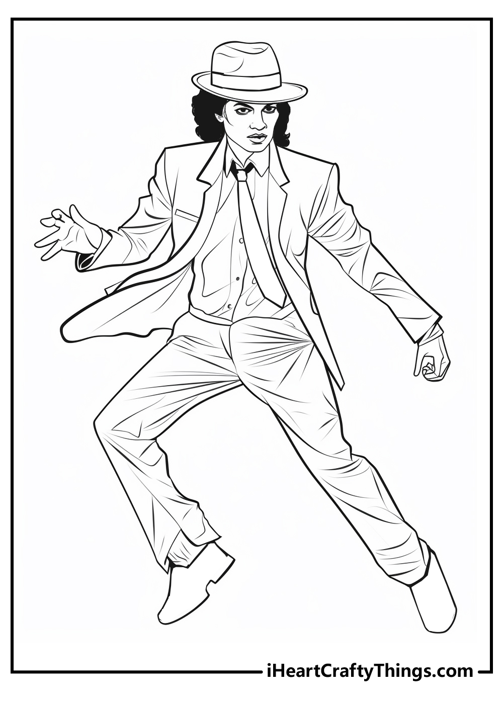 Michael jackson coloring pages free printables