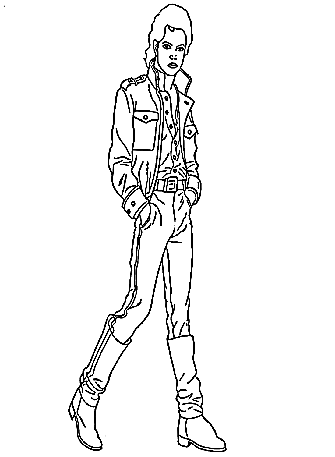Michael jackson coloring pages printable for free download