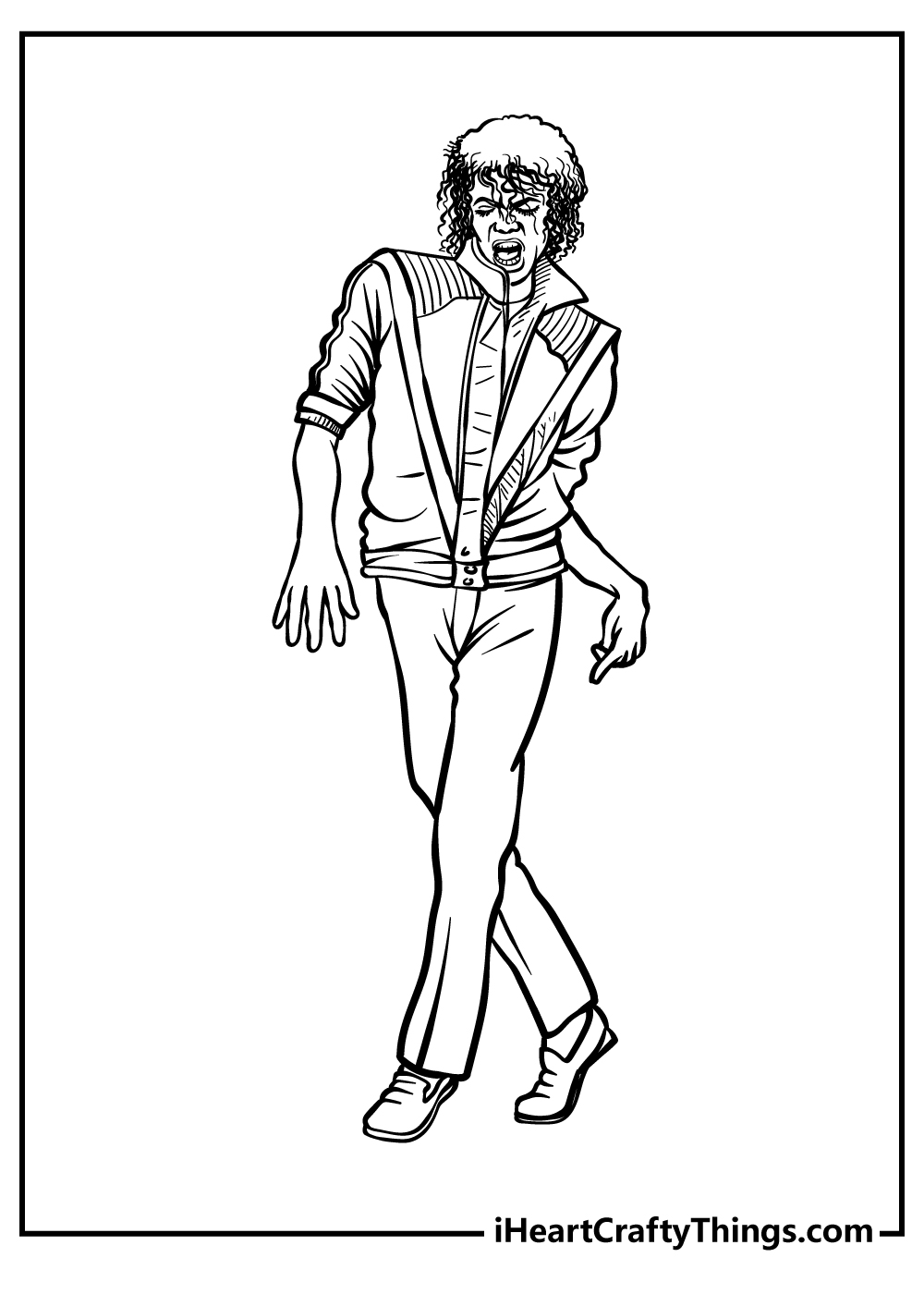Michael jackson coloring pages free printables