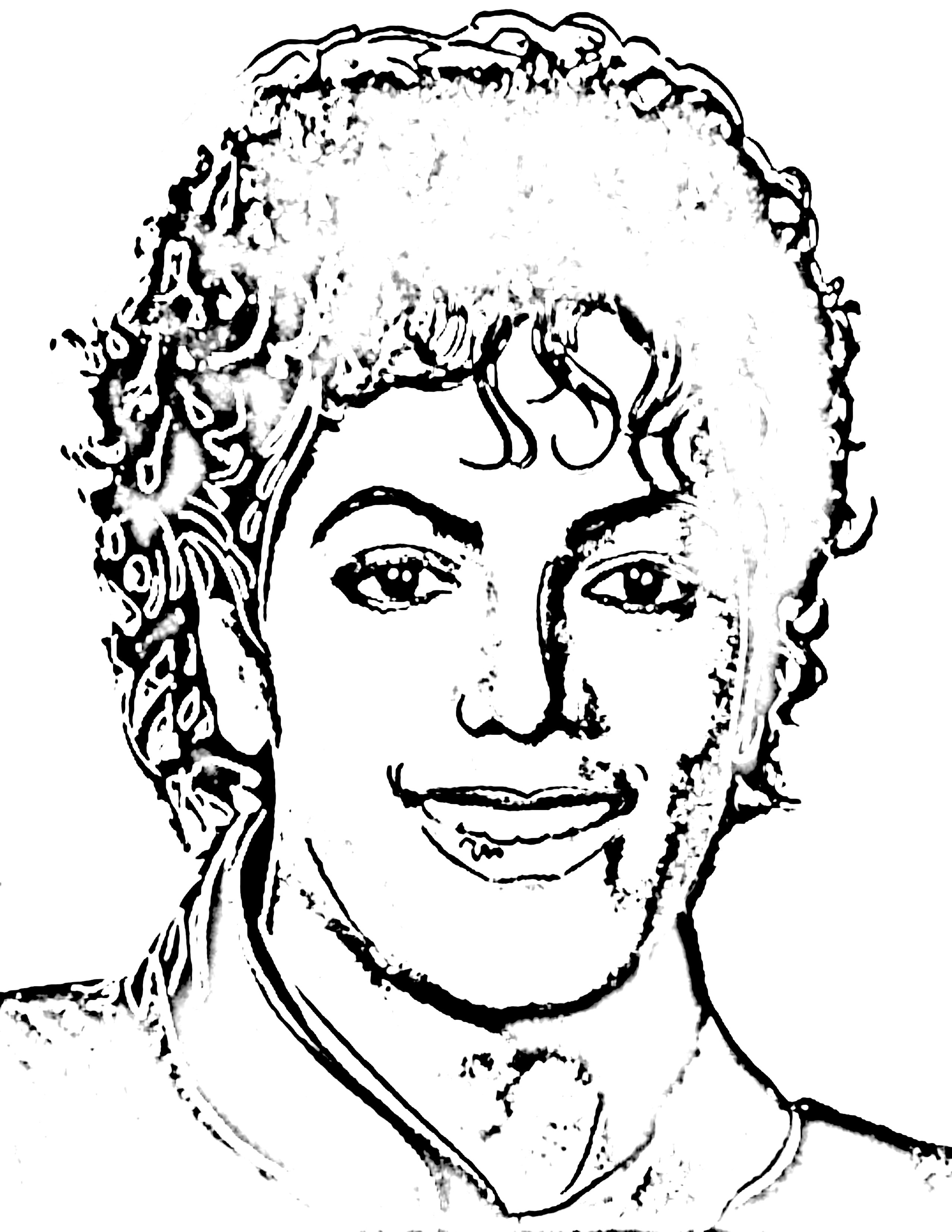 Michael jackson coloring pages educative printable