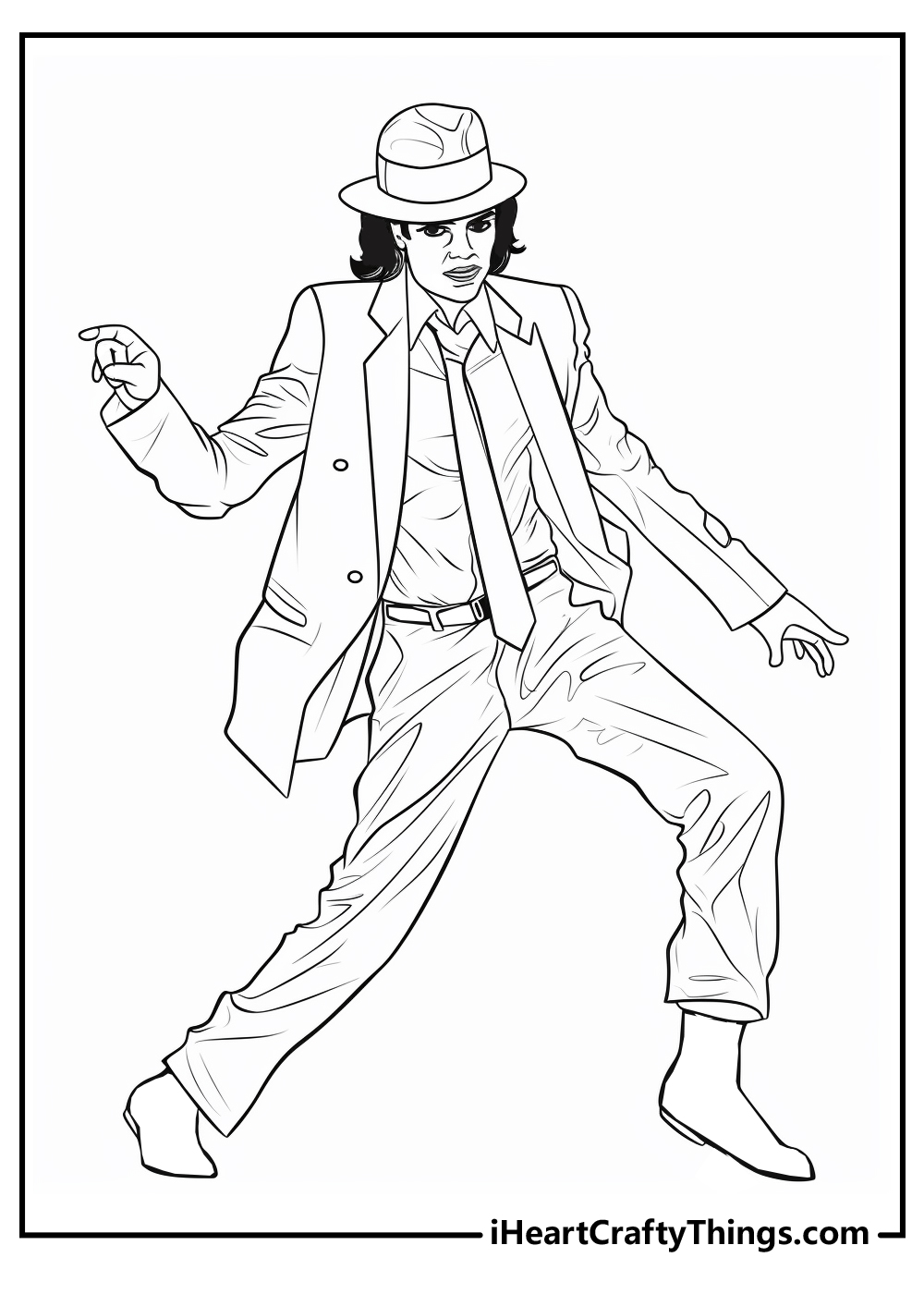 Michael jackson coloring pages free printables