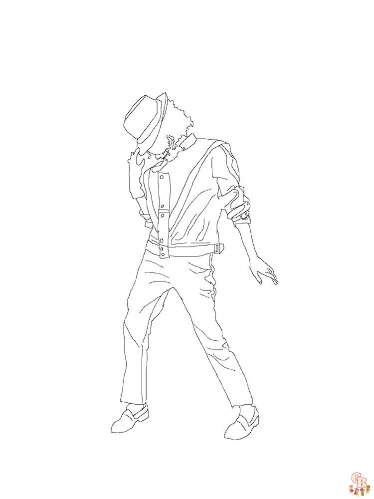 Celebrate the king of pop with michael jackson coloring pages