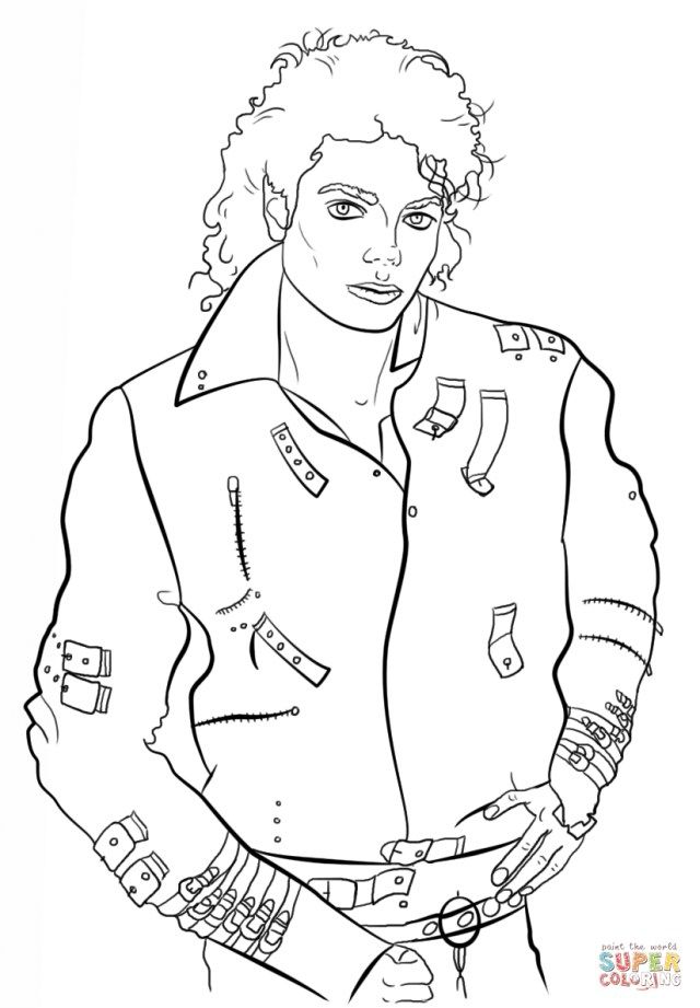 Best photo of michael jackson coloring pages