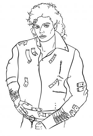 Free printable michael jackson coloring pages for adults and kids