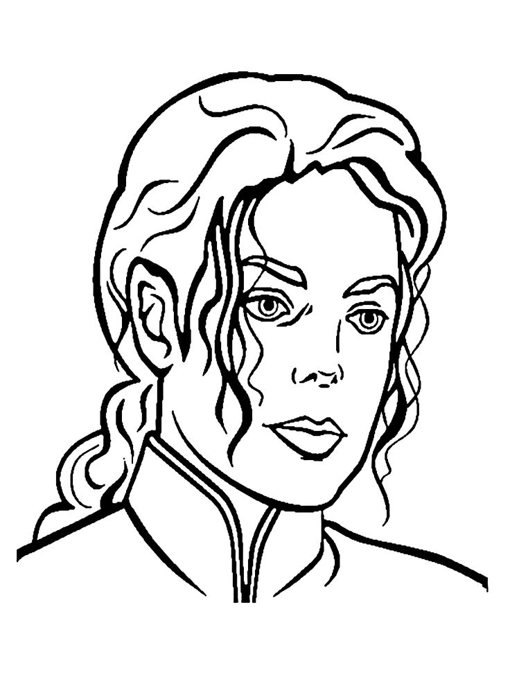 Michael jackson coloring pages