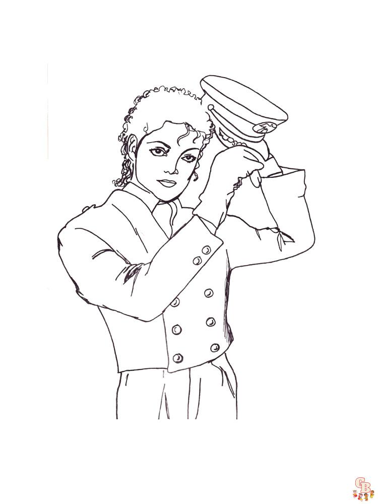 Celebrate the king of pop with michael jackson coloring pages
