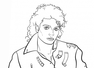 Michael jackson coloring pages to print and print online