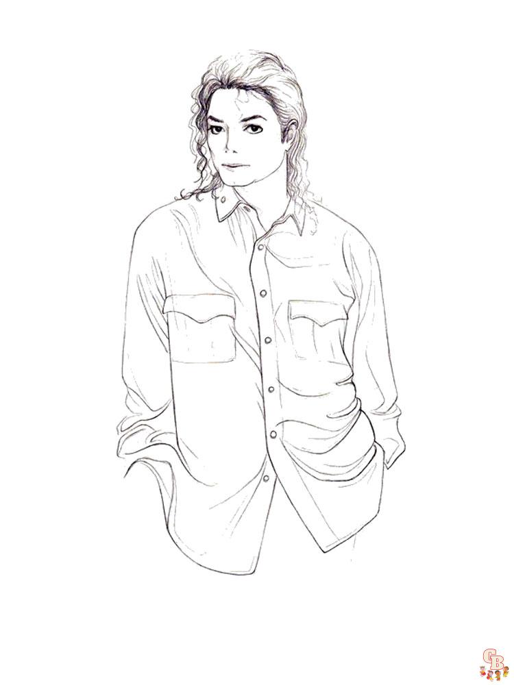 Celebrate the king of pop with michael jackson coloring pages