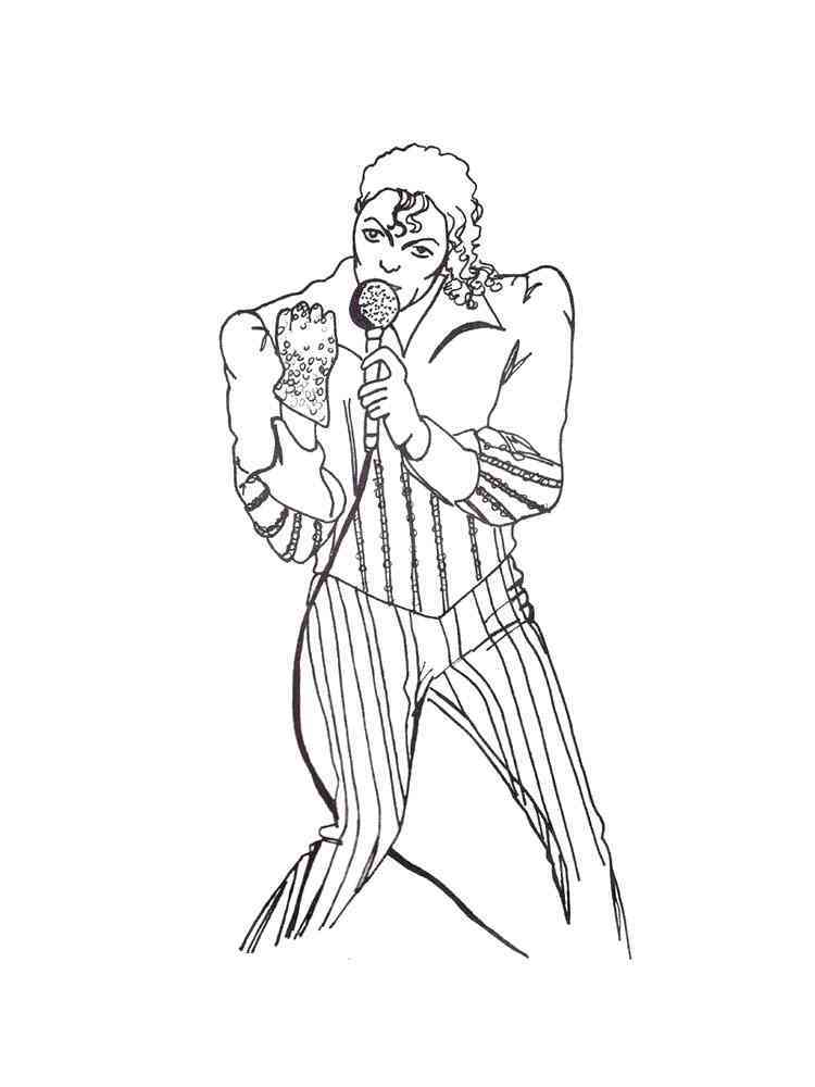 Michael jackson coloring pages