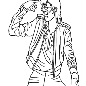 Michael jackson coloring pages printable for free download