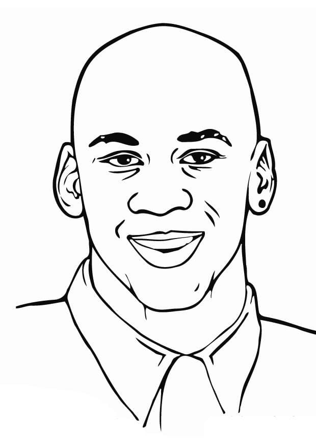 A portrait of michael jordan worksheet