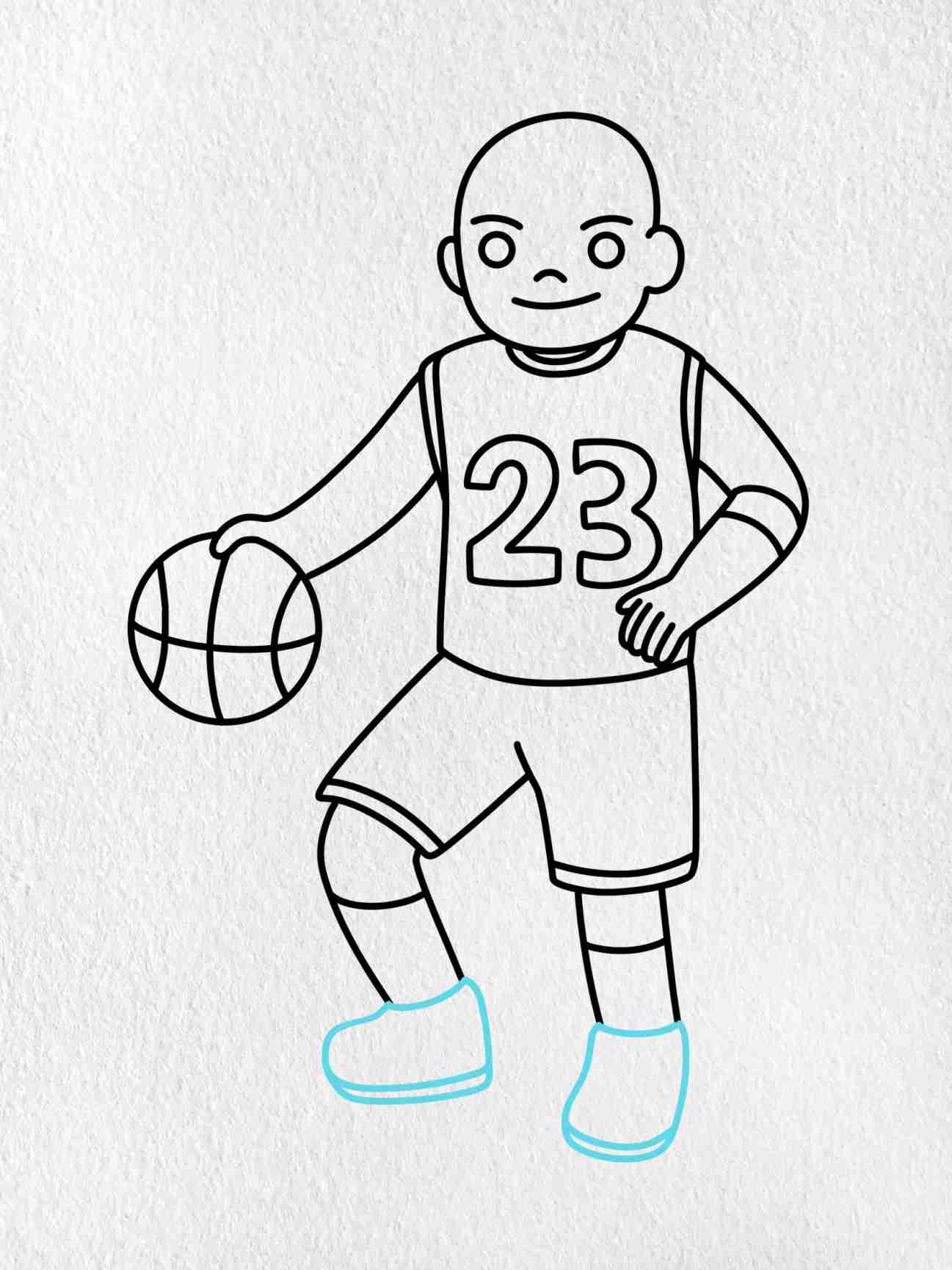Michael jordan drawing easy