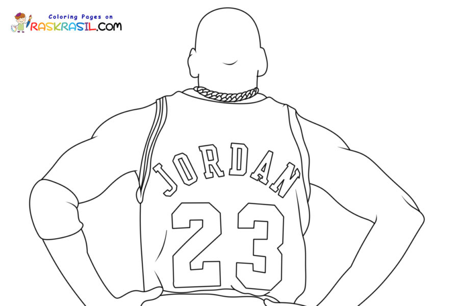 Michael jordan coloring pages
