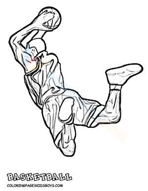 Free michael jordan coloring pages for kids adults