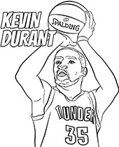 Printable michael jordan coloring page