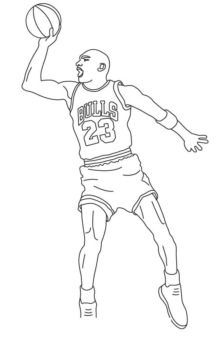 Michael jordan coloring pages